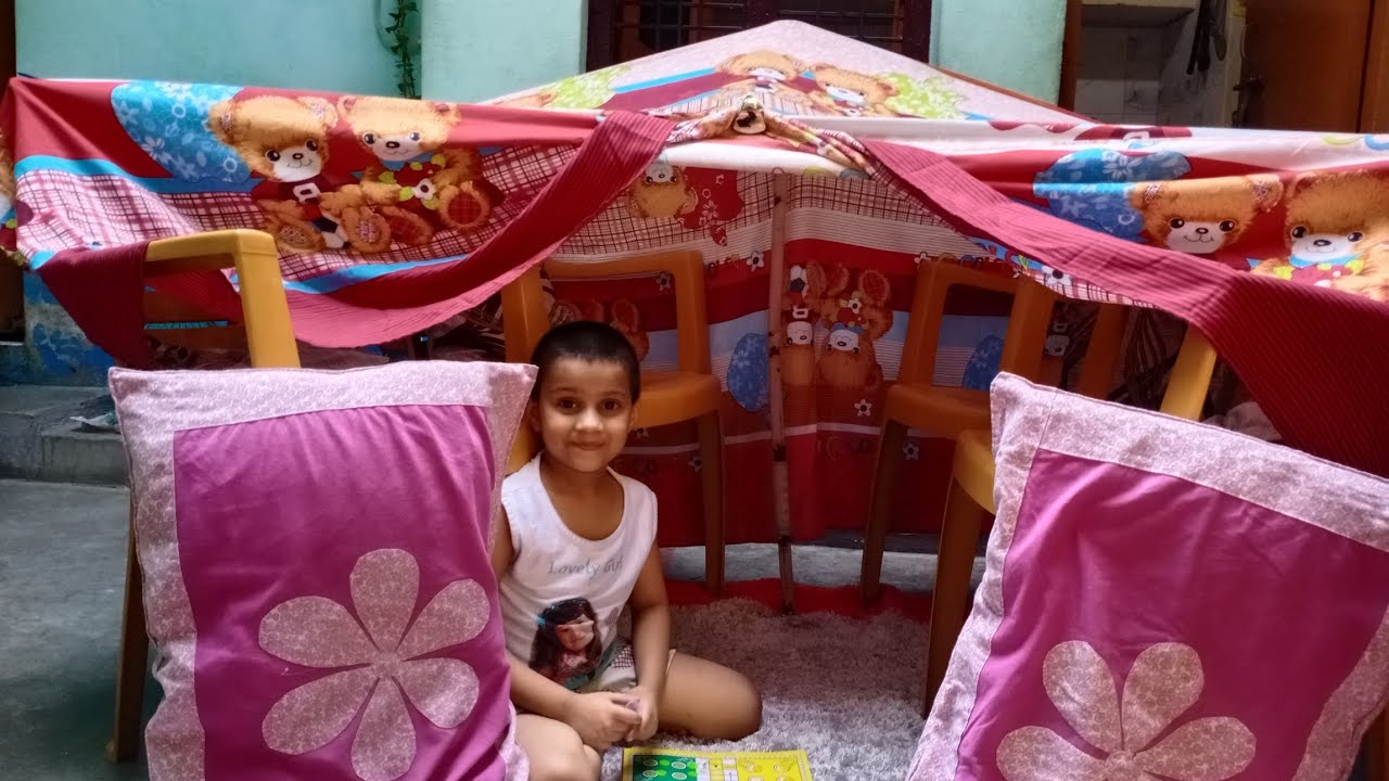 How are children tent houses made?