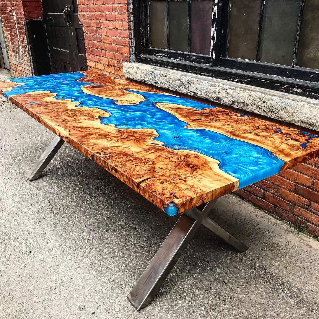 How does a Live edge wooden resin table more important?