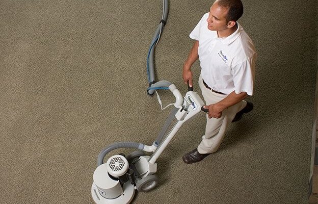 Maintaining and cleaning carpets in hospitals